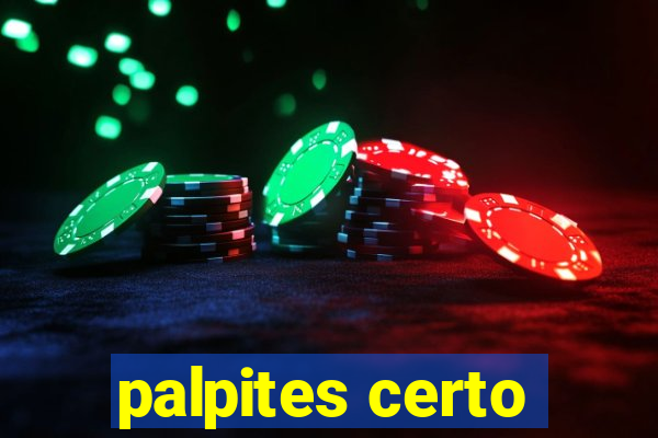 palpites certo